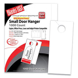 Blanks/USA® Small Micro-perforated Door Hangers, 67 Lb, 8.5 X 11, White, 3 Hangers-sheet, 334 Sheets-pack freeshipping - TVN Wholesale 