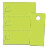 Blanks/USA® Small Micro-perforated Door Hangers, 65 Lb, 8.5 X 11, Green, 3 Hangers-sheet, 334 Sheets-pack freeshipping - TVN Wholesale 