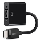 Belkin® Hdmi To Vga Adapter With Micro-usb Power, 9.8", Black freeshipping - TVN Wholesale 
