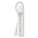 Belkin® Home-office Surge Protector, 6 Outlets, 4 Ft Cord, 720 Joules, White freeshipping - TVN Wholesale 