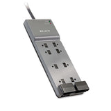 Belkin® Home-office Surge Protector, 8 Outlets, 12 Ft Cord, 3390 Joules, Dark Gray freeshipping - TVN Wholesale 
