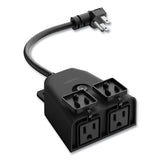 Wifi Smart Outdoor Plug, 3.63 X 3.7 X 1.67