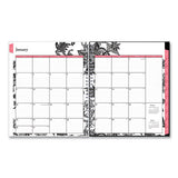 Blue Sky® Analeis Monthly Planner, Analeis Floral Artwork, 10 X 8, White-black Cover, 12-month (jan To Dec): 2022 freeshipping - TVN Wholesale 