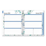 Blue Sky® Lindley Weekly-monthly Planner, Lindley Floral Artwork, 11 X 8.5, White-blue-green Cover, 12-month (jan To Dec): 2022 freeshipping - TVN Wholesale 