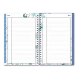 Blue Sky® Lindley Weekly-monthly Planner, Lindley Floral Artwork, 8 X 5, White-blue-green Cover, 12-month (jan To Dec): 2022 freeshipping - TVN Wholesale 