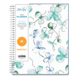 Blue Sky® Lindley Monthly Planner, Lindley Floral Artwork, 10 X 8, White-blue-green Cover, 12-month (jan To Dec): 2022 freeshipping - TVN Wholesale 
