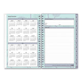 Blue Sky® Rue Du Flore Weekly-monthly Planner, Rue Du Flore Artwork, 8 X 5, Jade-lavender Cover, 12-month (jan To Dec): 2022 freeshipping - TVN Wholesale 