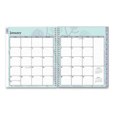 Blue Sky® Rue Du Flore Monthly Planner, Rue Du Flore Artwork, 10 X 8, Jade-lavender Cover, 12-month (jan To Dec): 2022 freeshipping - TVN Wholesale 