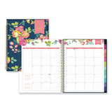 Day Designer Peyton Create-your-own Cover Weekly-monthly Planner, Floral Artwork, 11 X 8.5, Navy, 12-month (jan-dec): 2022