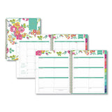 Day Designer Peyton Create-your-own Cover Weekly-monthly Planner, Floral Artwork, 11 X 8.5, White, 12-month (jan-dec): 2022