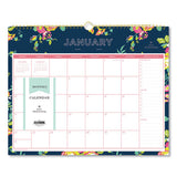 Blue Sky® Day Designer Peyton Wall Calendar, Peyton Floral Artwork, 15 X 12, White-navy Sheets, 12-month (jan To Dec): 2022 freeshipping - TVN Wholesale 