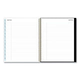 Blue Sky® Baccara Dark Create-your-own Cover Weekly-monthly Planner, Floral, 11 X 8.5, Gray-black-gold Cover, 12-month (jan-dec): 2022 freeshipping - TVN Wholesale 