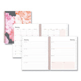 Blue Sky® Joselyn Weekly-monthly Planner, Joselyn Floral Artwork, 11 X 8.5, Pink-peach-black Cover, 12-month (jan To Dec): 2022 freeshipping - TVN Wholesale 