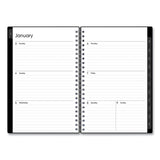 Blue Sky® Enterprise Weekly-monthly Planner, Enterprise Formatting, 8 X 5, Black Cover, 12-month (jan To Dec): 2022 freeshipping - TVN Wholesale 
