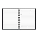 Blue Sky® Aligned Business Notebook, 1 Subject, Meeting Notes Format, Narrow Rule, Black Cover, 11 X 8.5, 78 Sheets freeshipping - TVN Wholesale 