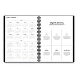 Blue Sky® Aligned Daily Four-person Appointment Planner, 11 X 8, Black Cover, 12-month (jan To Dec): 2022 freeshipping - TVN Wholesale 