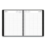 Blue Sky® Aligned Daily Four-person Appointment Planner, 11 X 8, Black Cover, 12-month (jan To Dec): 2022 freeshipping - TVN Wholesale 