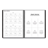 Blue Sky® Aligned Weekly Appointment Planner, 11 X 8.25, Black Cover, 12-month (jan To Dec): 2022 freeshipping - TVN Wholesale 