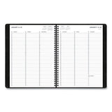 Blue Sky® Aligned Weekly Appointment Planner, 11 X 8.25, Black Cover, 12-month (jan To Dec): 2022 freeshipping - TVN Wholesale 