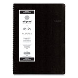 Blue Sky® Aligned Weekly Appointment Planner, 11 X 8.25, Black Cover, 12-month (jan To Dec): 2022 freeshipping - TVN Wholesale 