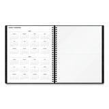 Blue Sky® Aligned Monthly Planner With Built-in Pocket Page, 11 X 9, Black Cover, 12-month (jan To Dec): 2022 freeshipping - TVN Wholesale 