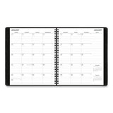 Blue Sky® Aligned Monthly Planner With Built-in Pocket Page, 11 X 9, Black Cover, 12-month (jan To Dec): 2022 freeshipping - TVN Wholesale 