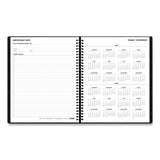 Blue Sky® Aligned Weekly-monthly Notes Planner, 8.75 X 7, Black Cover, 12-month (jan To Dec): 2022 freeshipping - TVN Wholesale 