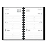 Blue Sky® Aligned Weekly Contacts Planner, 6 X 3.5, Black Cover, 12-month (jan To Dec): 2022 freeshipping - TVN Wholesale 