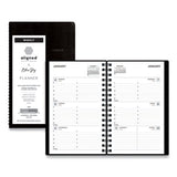Blue Sky® Aligned Weekly Contacts Planner, 6 X 3.5, Black Cover, 12-month (jan To Dec): 2022 freeshipping - TVN Wholesale 