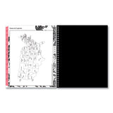 Blue Sky® Analeis Create-your-own Cover Weekly-monthly Planner, Floral, 11 X 8.5, White-black Cover, 12-month (july-june): 2021-2022 freeshipping - TVN Wholesale 