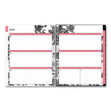 Blue Sky® Analeis Create-your-own Cover Weekly-monthly Planner, Floral, 11 X 8.5, White-black Cover, 12-month (july-june): 2021-2022 freeshipping - TVN Wholesale 