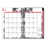 Blue Sky® Analeis Create-your-own Cover Weekly-monthly Planner, Floral, 8 X 5, White-black Cover, 12-month (july To June): 2021 To 2022 freeshipping - TVN Wholesale 