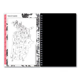 Blue Sky® Analeis Create-your-own Cover Weekly-monthly Planner, Floral, 8 X 5, White-black Cover, 12-month (july To June): 2021 To 2022 freeshipping - TVN Wholesale 