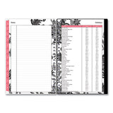 Blue Sky® Analeis Create-your-own Cover Weekly-monthly Planner, Floral, 8 X 5, White-black Cover, 12-month (july To June): 2021 To 2022 freeshipping - TVN Wholesale 