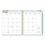Blue Sky® Laurel Weekly-monthly Planner, Laurel Floral Artwork, 11 X 8.5, Green-pink-orange Cover, 12-month (jan To Dec): 2022 freeshipping - TVN Wholesale 