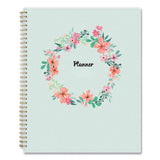 Blue Sky® Laurel Weekly-monthly Planner, Laurel Floral Artwork, 11 X 8.5, Green-pink-orange Cover, 12-month (jan To Dec): 2022 freeshipping - TVN Wholesale 