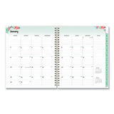 Blue Sky® Laurel Weekly-monthly Planner, Laurel Floral Artwork, 9 X 7, Green-pink-orange Cover, 12-month (jan To Dec): 2022 freeshipping - TVN Wholesale 