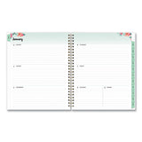 Blue Sky® Laurel Weekly-monthly Planner, Laurel Floral Artwork, 9 X 7, Green-pink-orange Cover, 12-month (jan To Dec): 2022 freeshipping - TVN Wholesale 