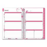 Blue Sky® Breast Cancer Awareness Create-your-own Cover Weekly-monthly Planner, Orchid Artwork, 8 X 5, 12-month (jan-dec): 2022 freeshipping - TVN Wholesale 