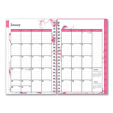 Blue Sky® Breast Cancer Awareness Create-your-own Cover Weekly-monthly Planner, Orchid Artwork, 8 X 5, 12-month (jan-dec): 2022 freeshipping - TVN Wholesale 