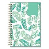 Blue Sky® Day Designer Palms Weekly-monthly Planner, Palms Artwork, 8 X 5, Green-white Cover, 12-month (jan To Dec): 2022 freeshipping - TVN Wholesale 