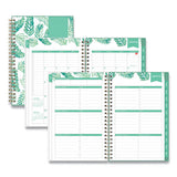 Day Designer Palms Weekly-monthly Planner, Palms Artwork, 8 X 5, Green-white Cover, 12-month (jan To Dec): 2022