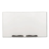 MooreCo™ Ultra-trim Magnetic Board, Dry Erase Porcelain-on Steel, 72 X 48, White-silver freeshipping - TVN Wholesale 