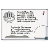 MooreCo™ Magne-rite Magnetic Dry Erase Board, 72 X 48, White, Silver Frame freeshipping - TVN Wholesale 