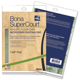 Bona® Supercourt Athletic Floor Care Microfiber Dusting Pad, 60", Green freeshipping - TVN Wholesale 