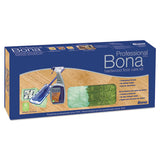 Bona® Hardwood Floor Care Kit, 15" Wide Microfiber Head, 52" Blue Steel Handle freeshipping - TVN Wholesale 