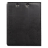 Bond Street, Ltd. Faux-leather Padfolio, Notched Front Cover With Clipboard Fastener, 9 X 12 Pad, 9.75 X 12.5, Black freeshipping - TVN Wholesale 