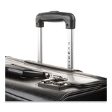 STEBCO Catalog Case On Wheels, Leather, 19 X 9 X 15-1-2, Black freeshipping - TVN Wholesale 