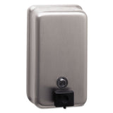 Bobrick Classicseries Surface-mounted Soap Dispenser, 40 Oz, 4.75 X 3.5 X 8.13, Stainless Steel freeshipping - TVN Wholesale 