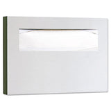 Bobrick Stainless Steel Toilet Seat Cover Dispenser, Classicseries, 15.75 X 2 X 11, Satin Finish freeshipping - TVN Wholesale 